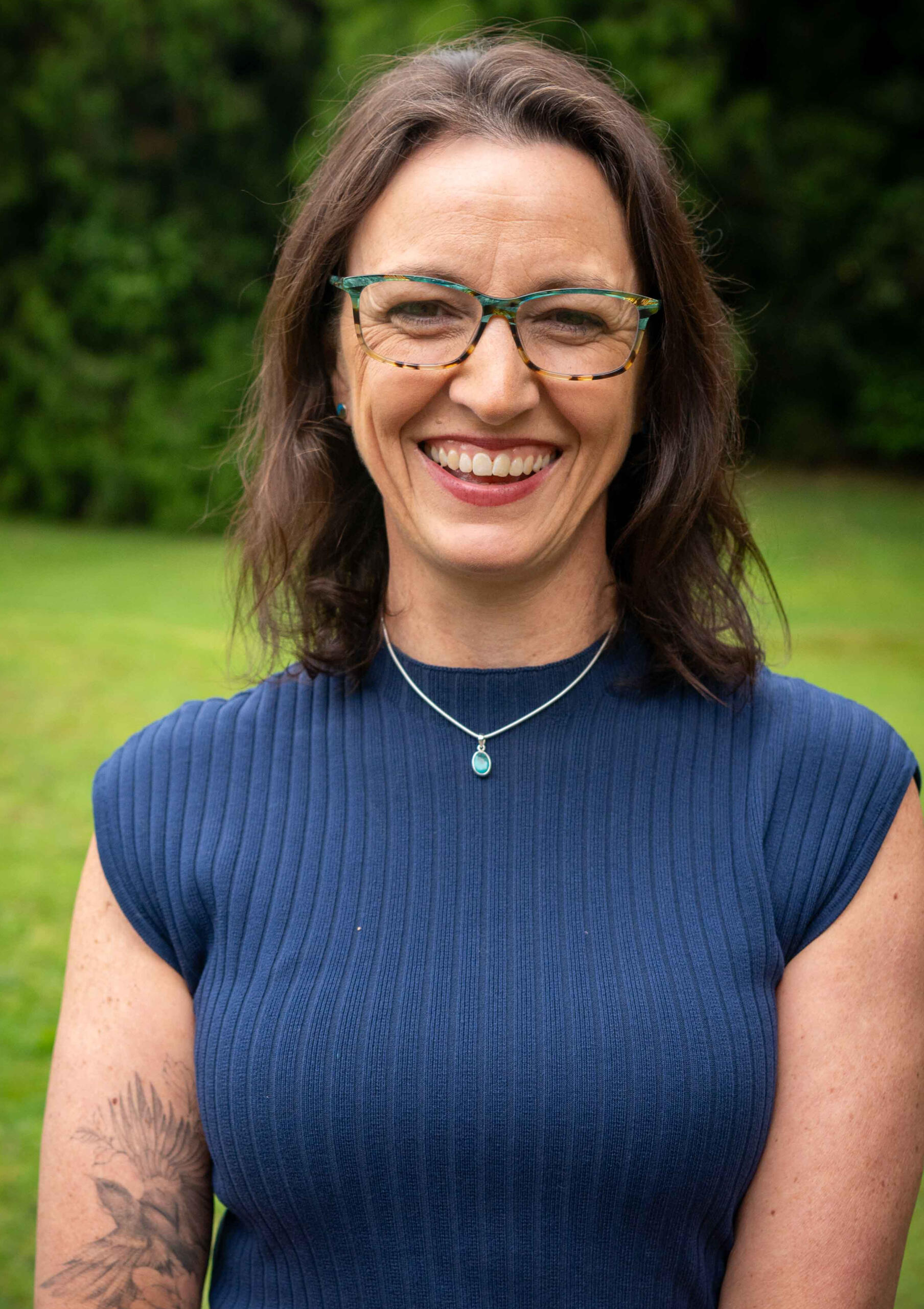 Head and shoulders shot of Sarah Lucas, local elections candidate for New Plymouth mayor and Inglewood ward, NPDC